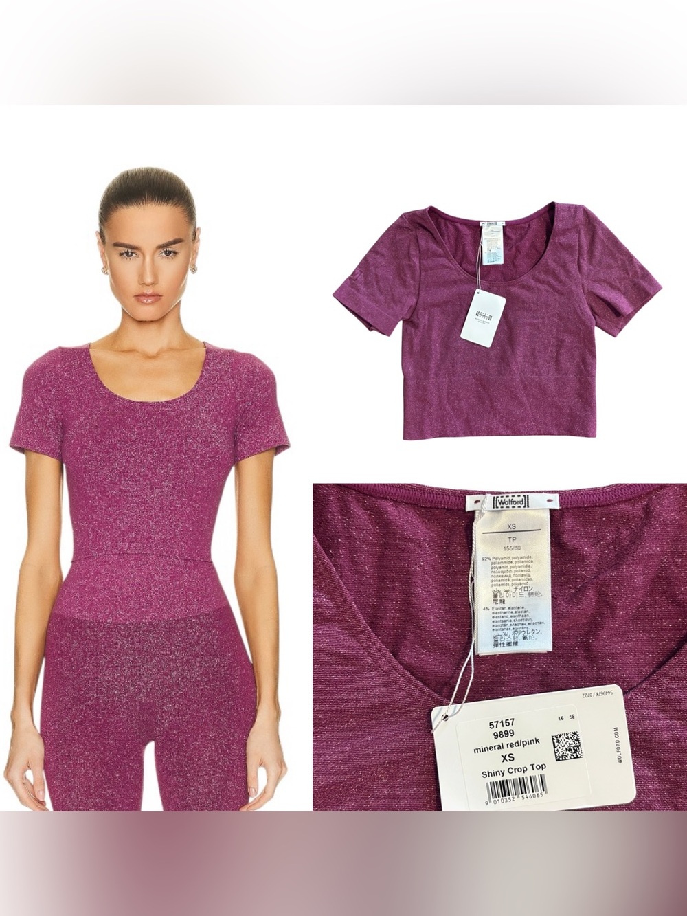 Wolford Shiny Crop Top